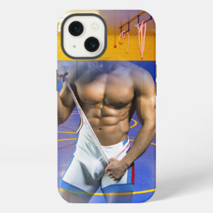 bulto muscular de hombre de SlipperyJoe's six-pack