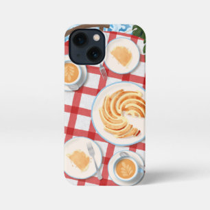 Funda Para iPhone 13 Mini Bundt Cake and Coffee for Two