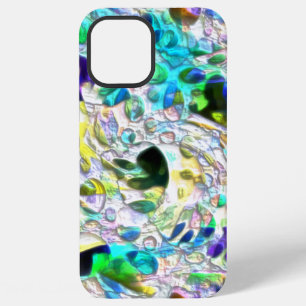 Funda Para iPhone 12 Pro Max Burbujas de color de textura áspera, claras con mu