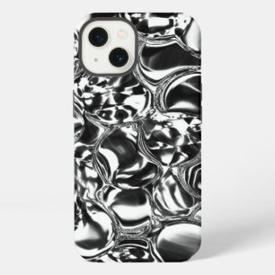 Burbujas de plata con tono de vidrio o metal
