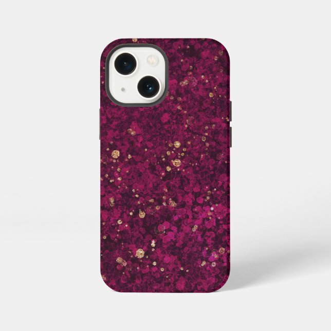 Funda Para iPhone burgundy brillo (Reverso )