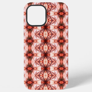 Funda Para iPhone 12 Pro Max Burgundy claro a salmón de formas gradientes