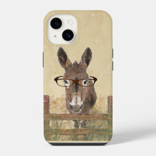 Funda Para iPhone 14 Burro con gafas para listillos