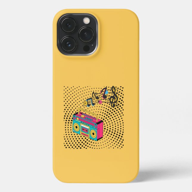 Funda Para iPhone Buzón de audio retro. (Reverso )