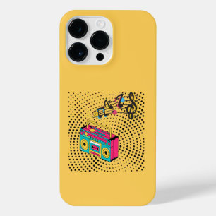 Funda Para iPhone 14 Pro Max Buzón de audio retro.