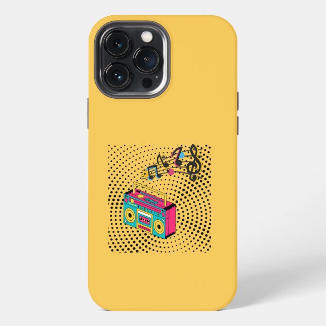 Funda Para iPhone Buzón de audio retro. (Reverso )