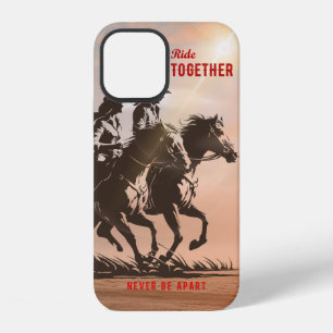 Funda Para iPhone 12 Cabalgando juntos - Una maravillosa vida Western