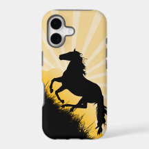 Funda para iPhone Caballo Atardecer