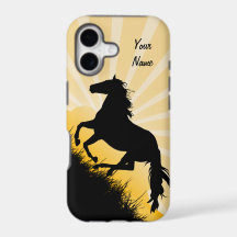 Funda para iPhone Caballo Atardecer