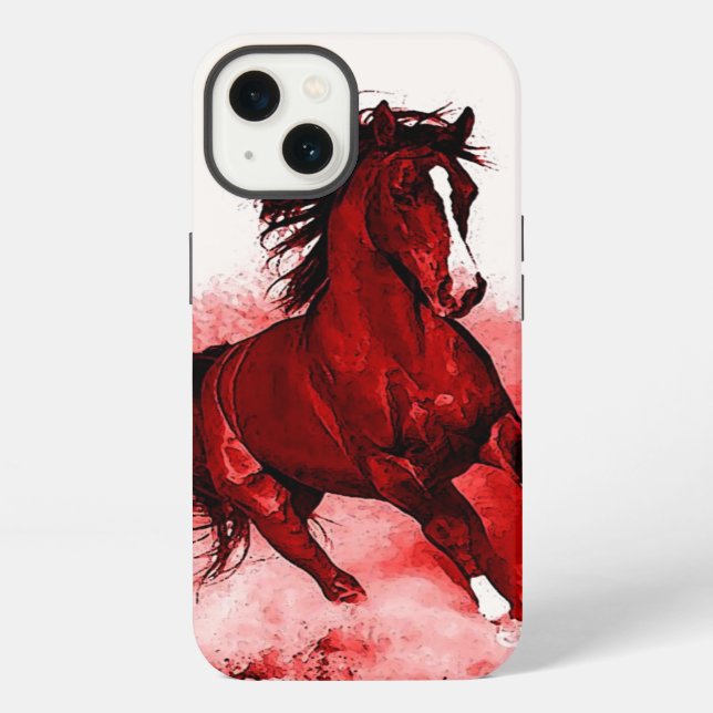 Funda Para iPhone Caballo Corriendo (Reverso )