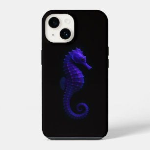 Funda Para iPhone 14 Caballo de mar violeta Black 4 Luxe iPhone 14 Mate