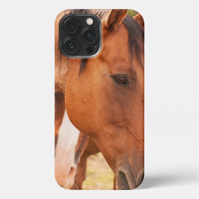 Funda Para iPhone Caballo escondido detrás de caballo (Reverso )