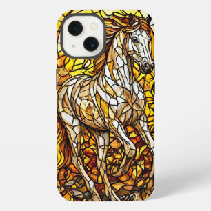 Caballo Hermoso Arte en Vidrio Estampado Amante de
