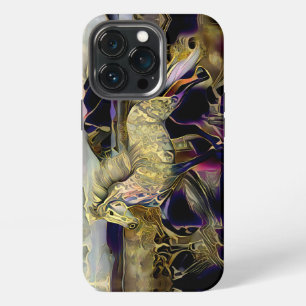 Funda Para iPhone 13 Pro Caballo islandés Art Deco