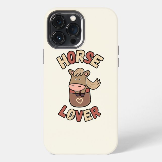 Funda Para iPhone Caballo lindo en bolsillo (Reverso )