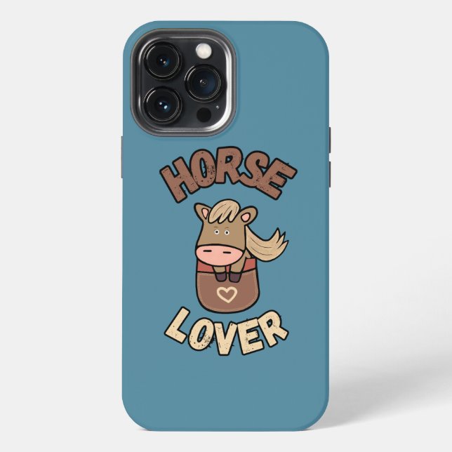 Funda Para iPhone Caballo lindo en bolsillo (Reverso )