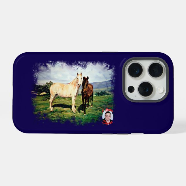 Funda Para iPhone Caballos (Reverso Horizontal)