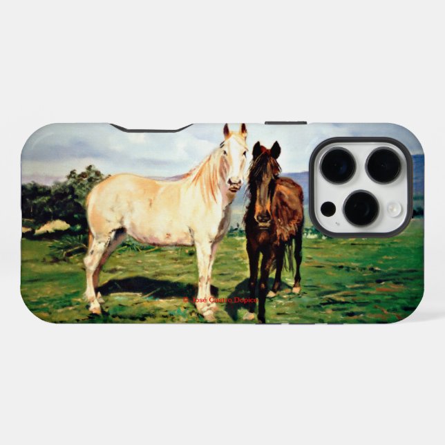 Funda Para iPhone Caballos (Reverso Horizontal)
