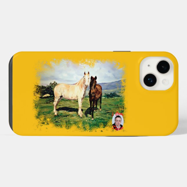 Funda Para iPhone Caballos (Reverso Horizontal)
