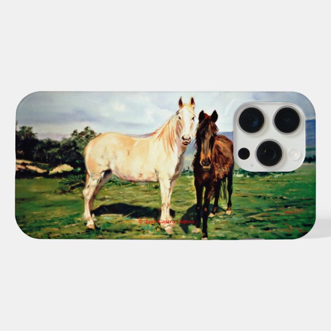 Funda Para iPhone Caballos (Reverso Horizontal)