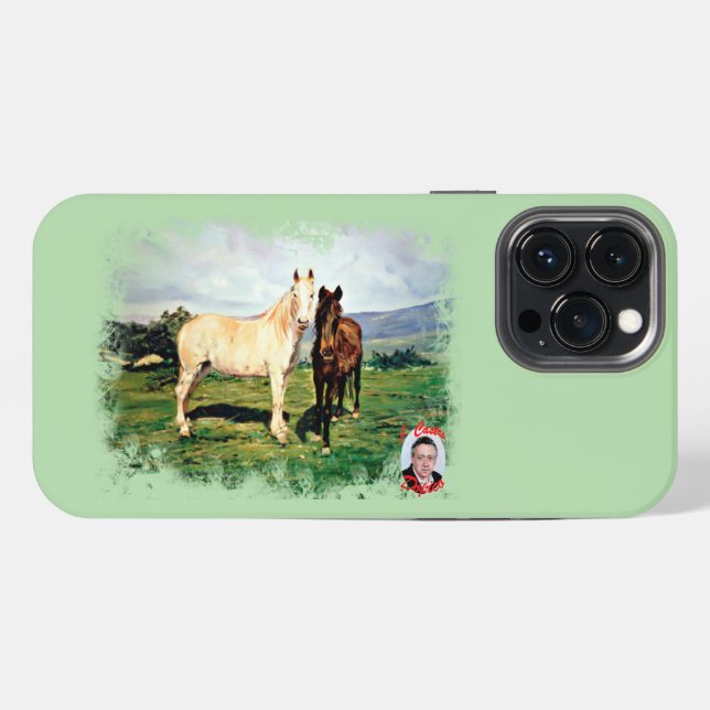 Funda Para iPhone Caballos (Reverso Horizontal)