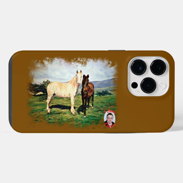 Funda Para iPhone Caballos (Reverso Horizontal)