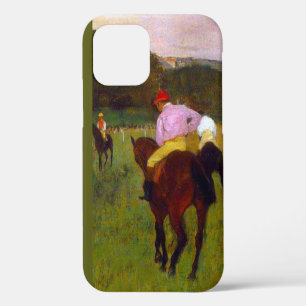 Funda Para iPhone 12 Caballos de carreras de Edgar Degas en Longchamp