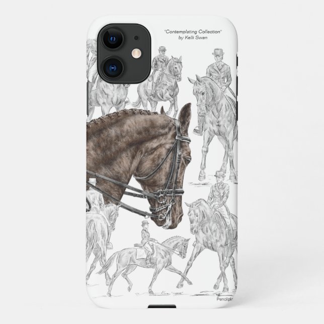 Funda Para iPhone Caballos de Dressage recopilados FEI (Reverso)