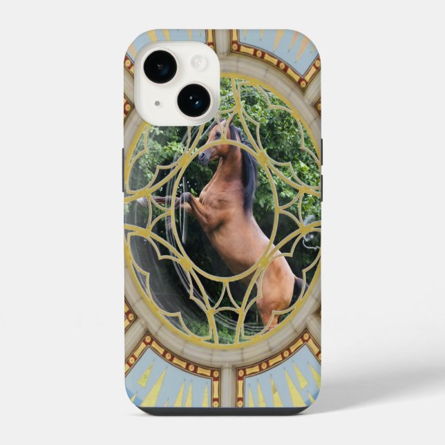 Funda Para iPhone Caballos Salvajes (Reverso )