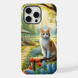 Cabaña de primavera/jardín y gato