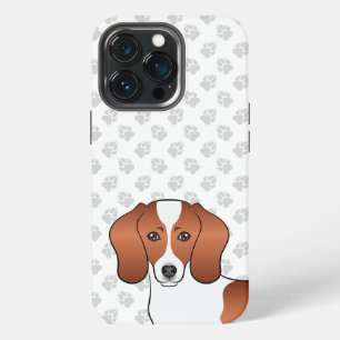 Funda Para iPhone 13 Pro Cabeza de perro cartoon de Dachshund de capa lisa