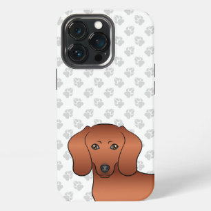Funda Para iPhone 13 Pro Cabeza de perro de dibujos animados adorable Dachs