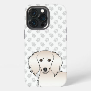 Funda Para iPhone 13 Pro Cabeza de perro salchicha de dibujos animados lind