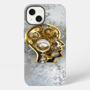 Cabeza steampunk con manómetro