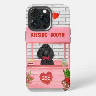 Funda Para iPhone 13 Pro Cabina de besos del perro de raza caniche día de S