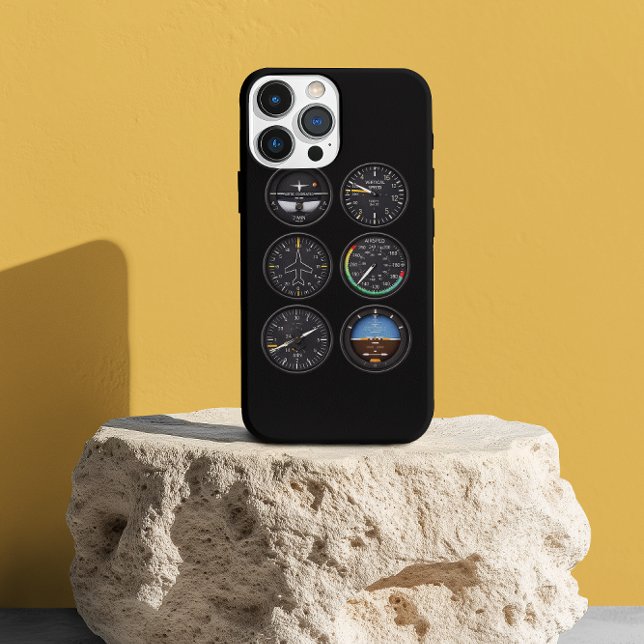 Funda Para iPhone Cabina de mando de avión de piloto Instrumentos de (Subido por el creador)