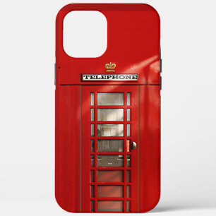 Funda Para iPhone 12 Pro Max Cabina de Teléfono Roja Británica