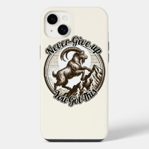 Funda Para iPhone 14 Plus Cabra Montés Subiendo Capricornio Nunca Te Rindas 