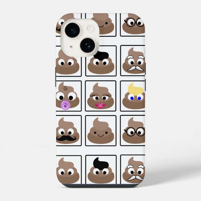 Funda Para iPhone Caca Muchas Caras (Reverso )