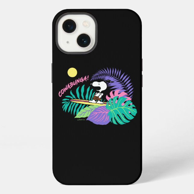 Funda Para iPhone Cacahuetes | Cowabunga Snoopy (Reverso )