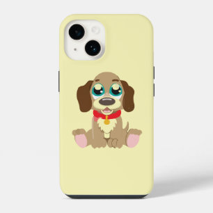 Funda Para iPhone 14 Cachorro Adorable Con Ojos Hermosos