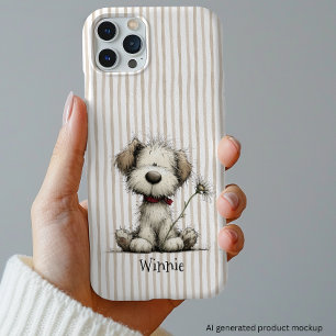 Funda Para iPhone 16 Pro Cachorro Caprichoso Regalo para Amante de Perros