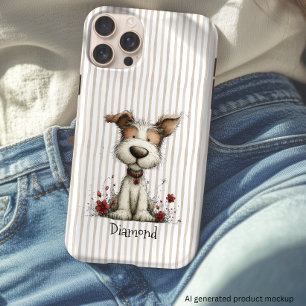 Funda Para iPhone 16 Pro Cachorro Caprichoso Regalo para Amante de Perros