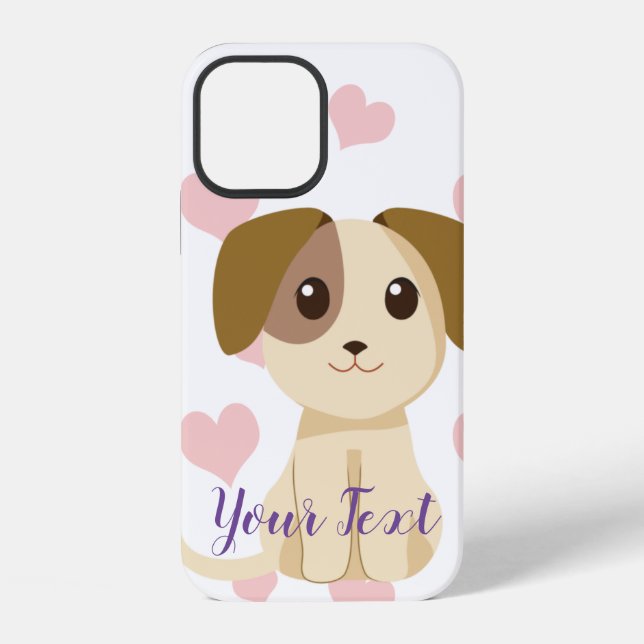 Funda Para iPhone Cachorro dulce (Reverso )