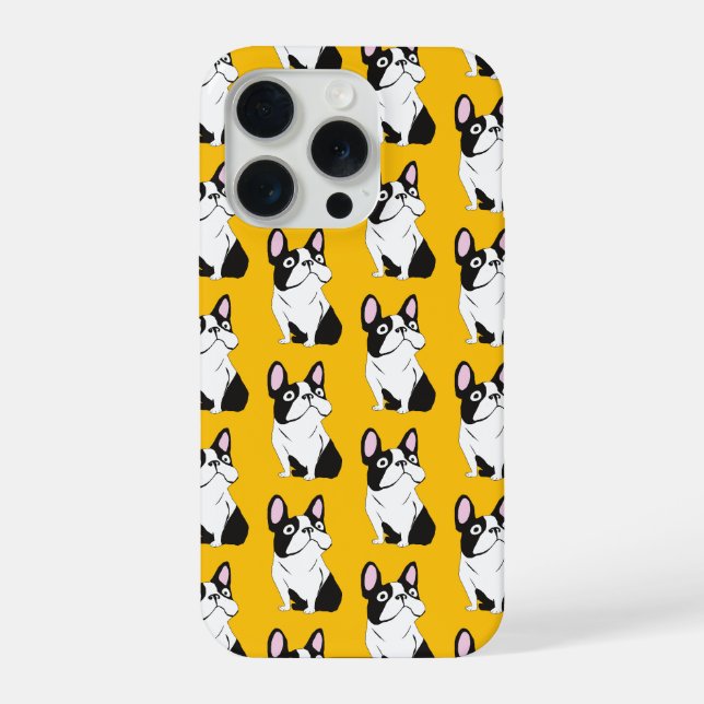 Funda Para iPhone Cachorro lindo, amarillo (Reverso )