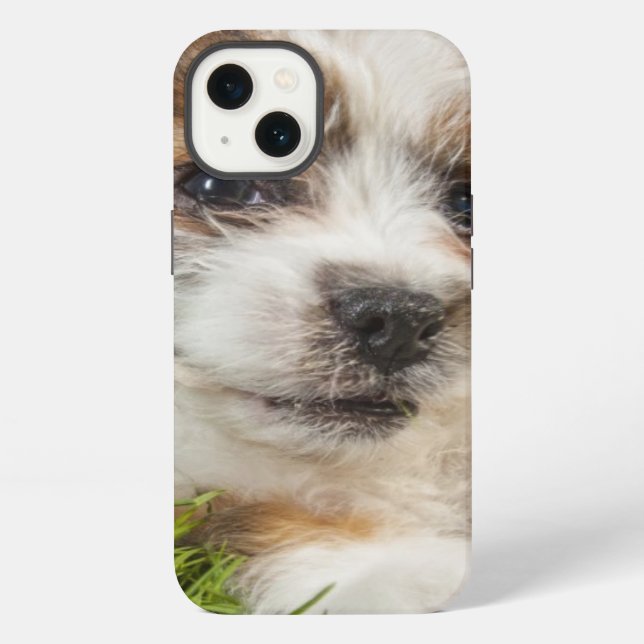 Funda Para iPhone Cachorro lindo (Shitzu) (Reverso )