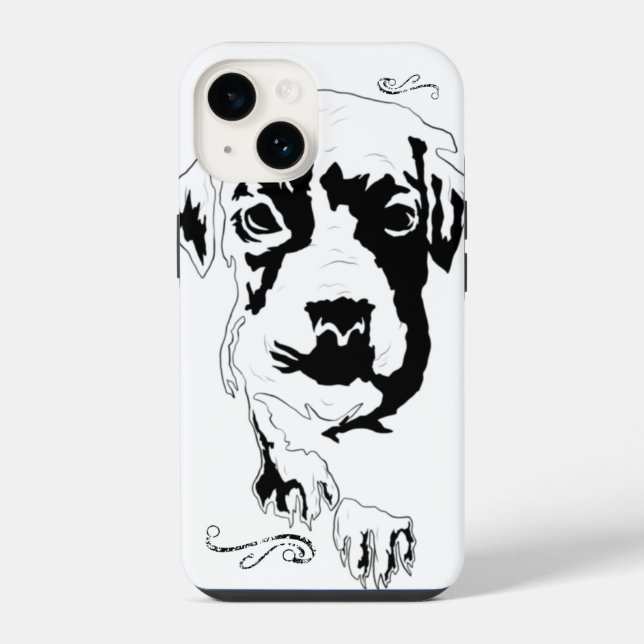 Funda Para iPhone Cachorro X Amor 1 (Reverso )