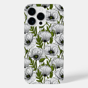Funda Para iPhone 14 Pro Max Cachorros blancos sobre blanco