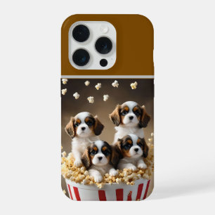 Cachorros Quads Cavalier Spaniel En El Popcorn,