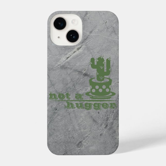 Funda Para iPhone Cacti No es gracioso decir (Reverso )